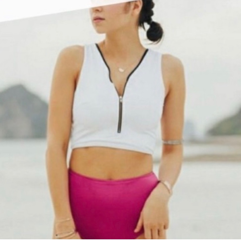 Albion Fit scuba crop swim suit top